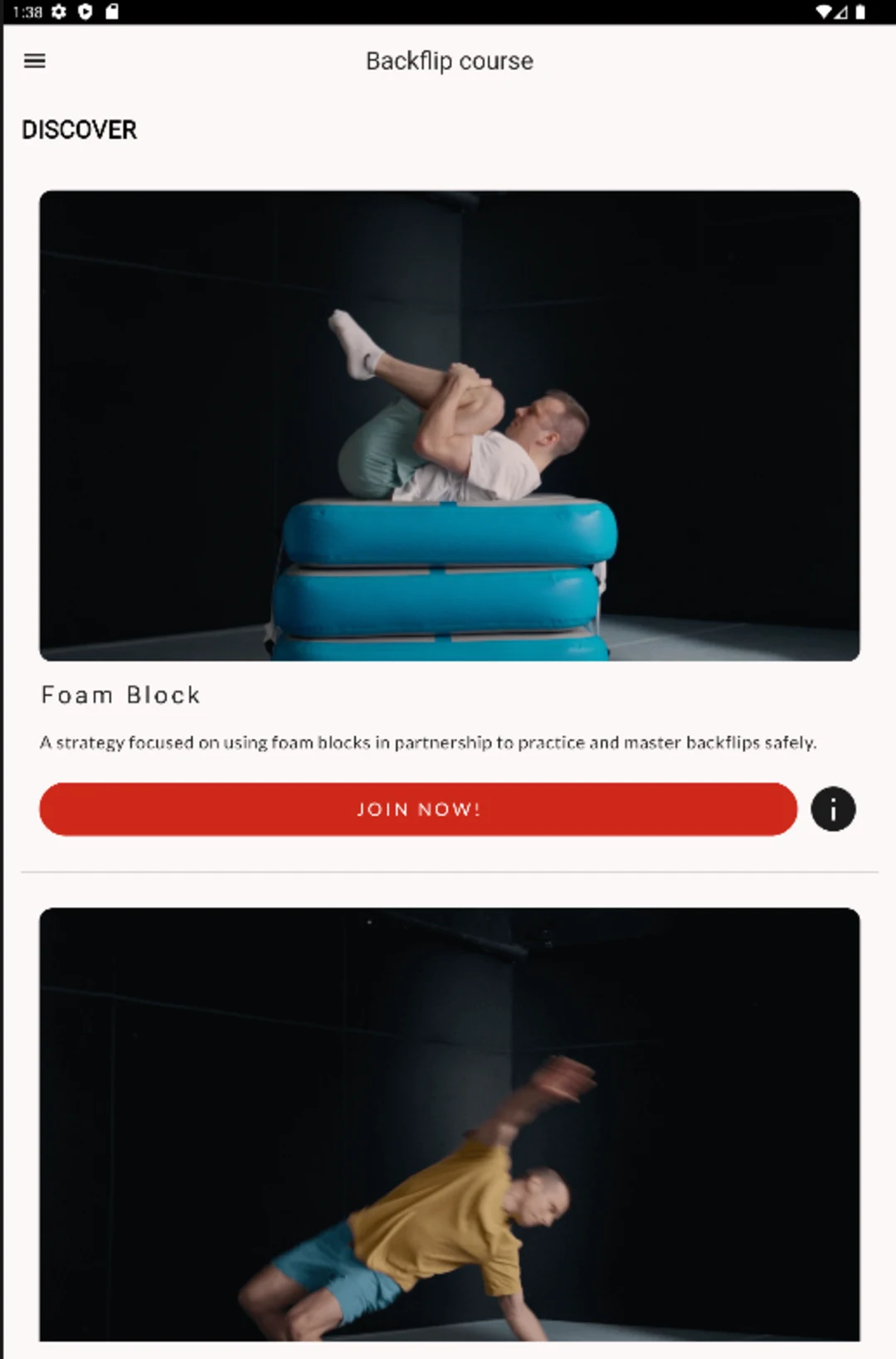 Backflip Course screenshot